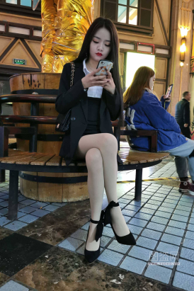 83期OL制服超短肉丝黑细高36p