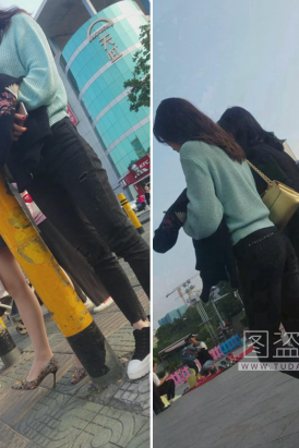 极品身材超薄闪亮肉丝丰满两美女跟拍[1.03G]