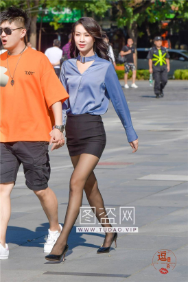 编码0326黑色紧身包臀裙短黑丝美腿高跟