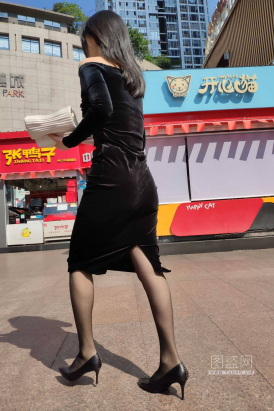 心灵街拍第26期 街拍黑丝美女